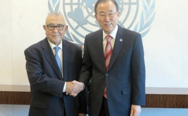 Rencontre entre Abdelouahed Radi et Ban Ki-moon