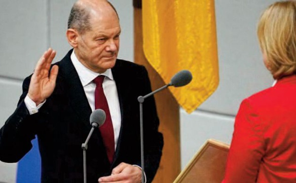 Entre Covid et diplomatie Le gouvernement Scholz déjà à pied d'oeuvre