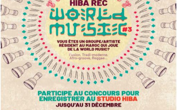 Hiba_Rec lance un appel à candidature pour les musiciens de la catégorie world music