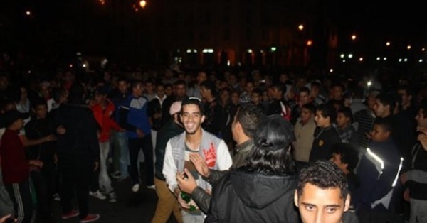 Scènes de liesse à Rabat