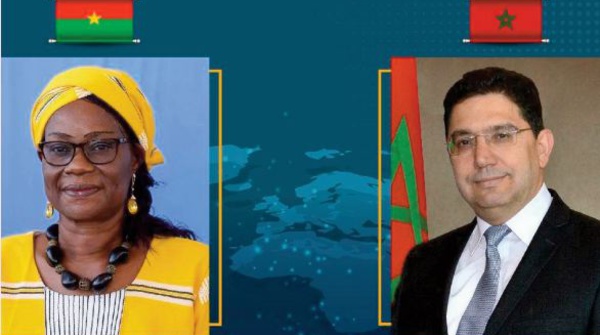 Nasser Bourita s'entretient avec son homologue burkinabé