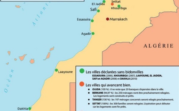 Le programme “Villes sans bidonvilles” traîne les pieds