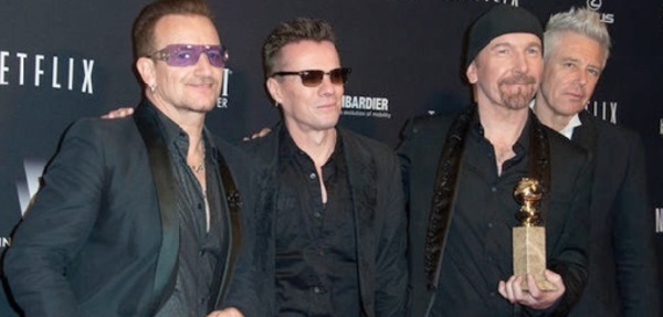 Le groupe U2 sur la scène des prochains Oscars