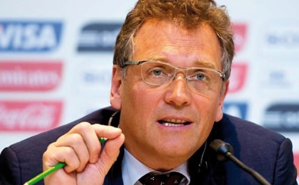 Le compte rendu  de Valcke sur les stades