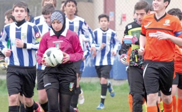 Chahida Sakkafi, une Marocaine arbitre au Calcio