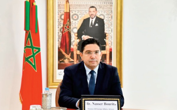 Nasser Bourita : S.M le Roi a toujours soutenu la solution à deux Etats vivant côte à côte