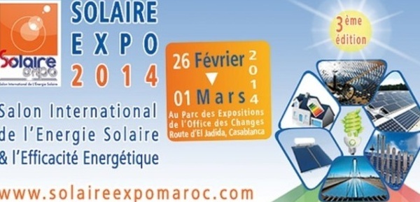 Casablanca abritera le Salon «Solaire Expo Maroc»