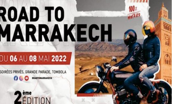 Participation de 350 motards à la 2ème édition du “Road to Marrakech”
