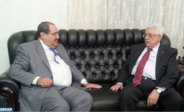 Driss Lachguar reçu à Amman par Mahmoud Abbas