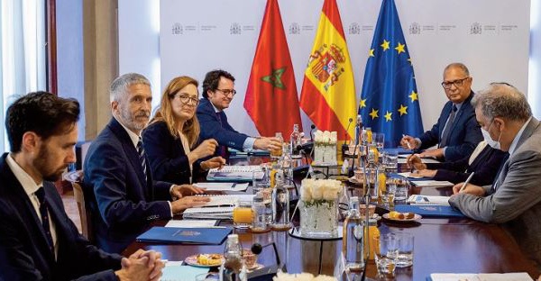 Réunion de travail à Madrid entre Abdelouafi Laftit et son homologue espagnol