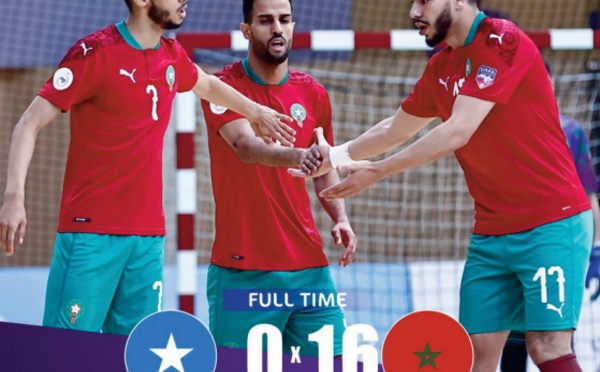 Coupe arabe de futsal: Le Maroc étrille la Somalie