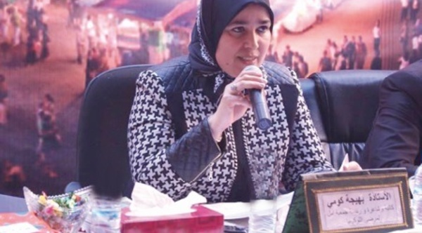 Bahija Gouimi, écrivaine et poétesse, présidente de l’Association des malades atteints de leucémie