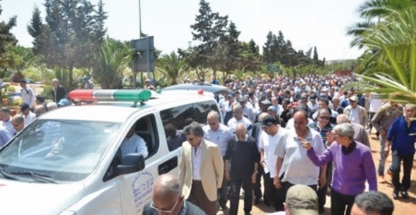 Obsèques à Casablanca de Mohamed Bouabid