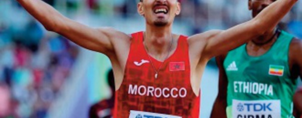 Message de félicitations de S.M le Roi à Soufiane El Bakkali