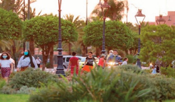 Marrakech : Quand les espaces verts se transforment en refuges “nocturnes” face à la chaleur torride