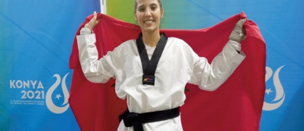 Jeux de la solidarité islamique: De l’or pour la taekwondiste Soukaina Sahib