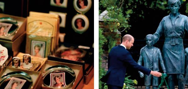 Tori McCumiskey a des frissons quand elle repense à la mort de Diana il y a 25 ans. Comme elle, les touristes en visite à Windsor en Angleterre admirent toujours la princesse, "l'icône" royale comme la "femme normale" qu'elle incarnait. Un quart de s