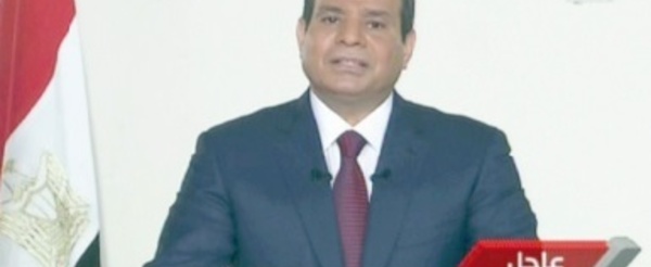 Sissi appelle les Egyptiens  à œuvrer pour la liberté