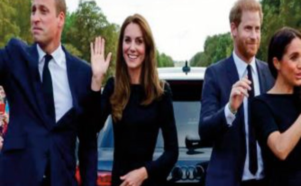 La trêve entre William et Harry et leurs épouses à la une de la presse britannique