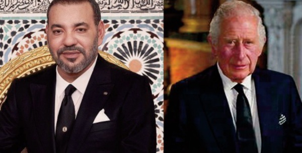 S.M le Roi félicite S.M le Roi Charles III à l'occasion de son intronisation