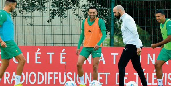 Le Onze national à pied d’ œuvre au complexe Mohammed VI de football