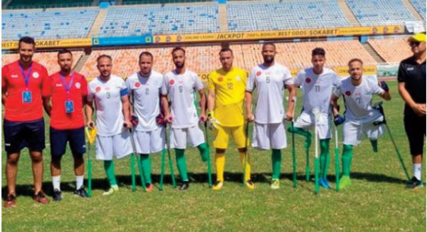 Mondial de football pour amputés Elimination de l’EN au stade des quarts de finale