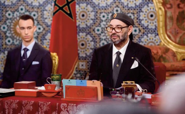 Sa Majesté le Roi Mohammed VI préside un Conseil des ministres