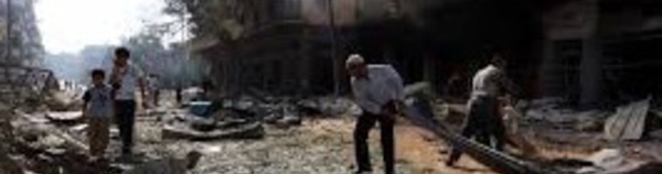 Violents combats  entre l’armée syrienne et les jihadistes de l’EI
