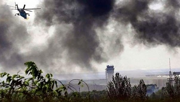 Donetsk de nouveau sous les bombes
