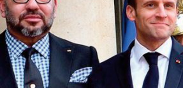 S.M le Roi félicite le président Emmanuel Macron