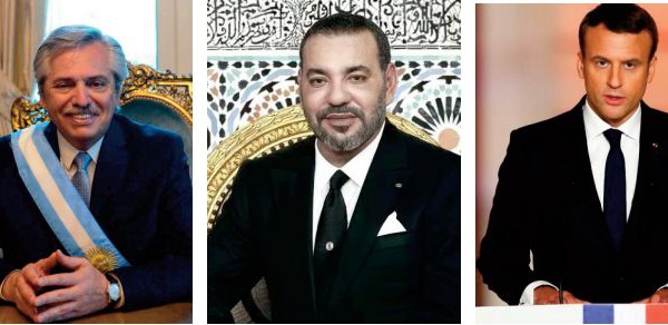 Félicitations Royales aux présidents argentin et français