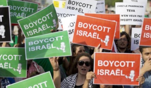 Manifestation contre la candidature d'Israël