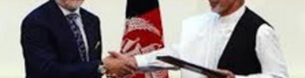 Signature d’un accord de gouvernement d'union en Afghanistan