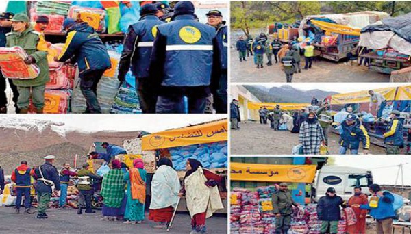 Intervention d'urgence en faveur des populations affectées par les chutes de neige