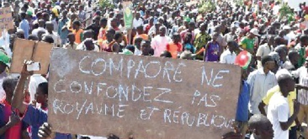 ​Manifestation contre la révision constitutionnelle au Burkina