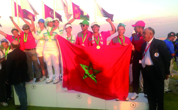 Le Maroc remporte la 15ème édition des Championnats panarabes juniors de golf