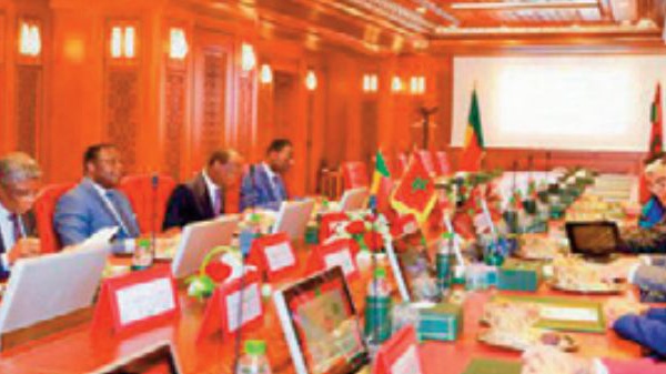 Le renforcement de la coopération dans le domaine judiciaire au centre d'entretiens entre Mohamed Abdennabaoui et le président de la Cour suprême de la République du Bénin 