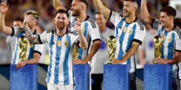 L'Argentine fête son titre avec émotion et l'inévitable patte de Messi