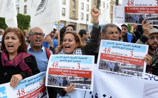 Manifestation contre l’escalade des entraves aux droits de l’Homme