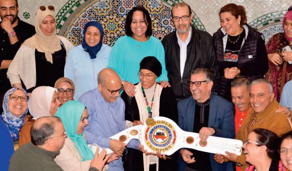 Une super championne chez nous