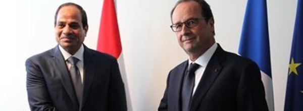 ​Le président égyptien  Sissi à Paris
