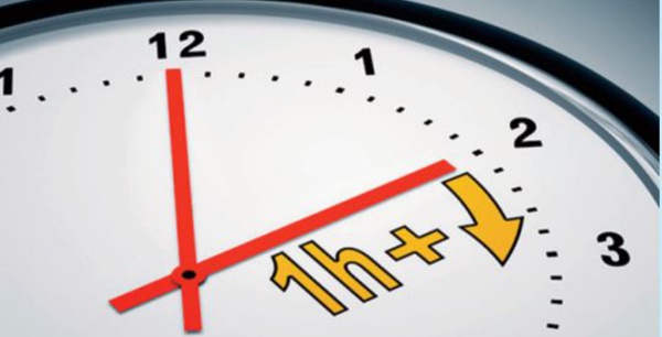 Retour à l'heure GMT+1