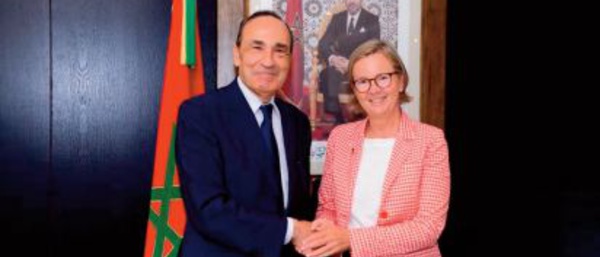 Le partenariat au centre d'une rencontre entre le président du CSEFRS et l'ambassadrice de l'UE au Maroc