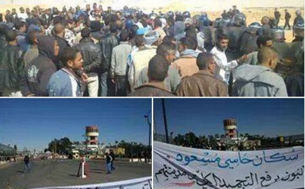 ​La capitale pétrolière de l’Algérie secouée par des manifestations