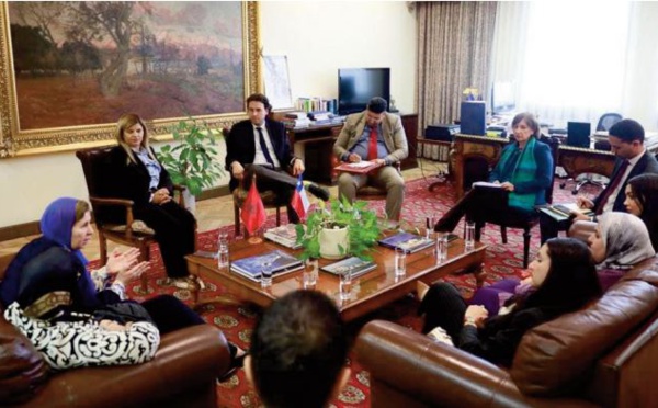 Aicha El Gourji à la tête d’une délégation parlementaire marocaine en visite de travail au Chili