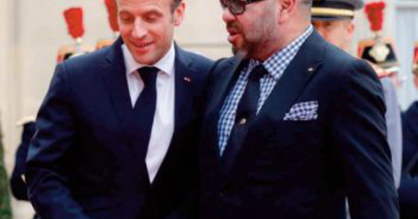 SM le Roi félicite le président français à l'occasion de la fête nationale de son pays