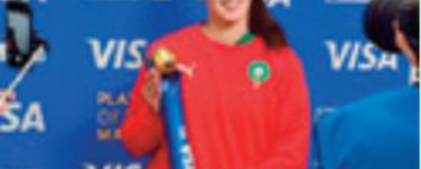 Anissa Lahmari désignée meilleure joueuse du match