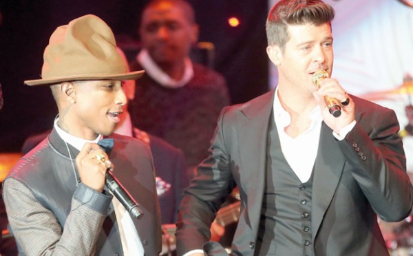 ​Robin Thicke et Pharrell Williams condamnés pour plagiat