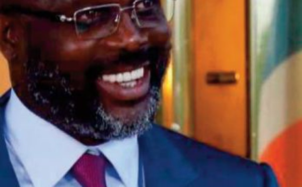 George Weah. Le footballeur prodige devenu président, en quête d' un deuxième mandat