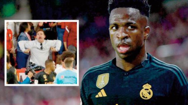 Vinicius de nouveau victime de racisme à Séville